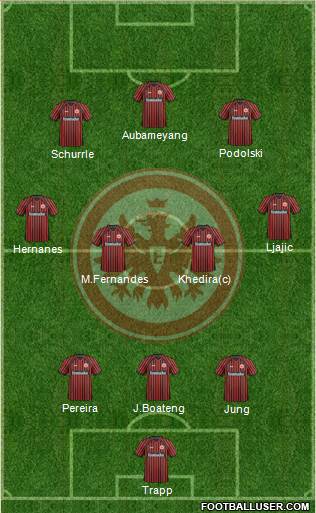 Eintracht Frankfurt Formation 2013