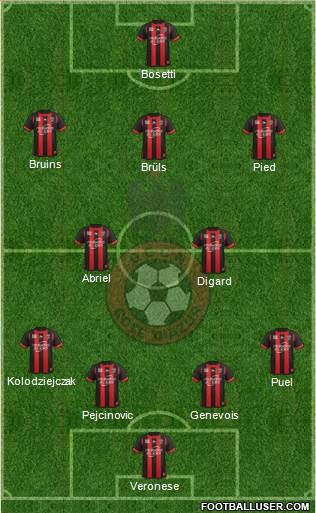 OGC Nice Côte d'Azur Formation 2013