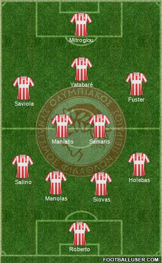 Olympiakos SF Piraeus Formation 2013