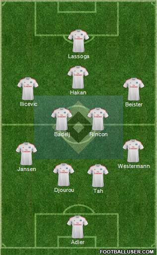 Hamburger SV Formation 2013