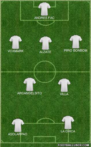 Euro 2012 Team Formation 2013