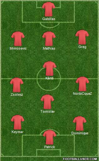 World Cup 2014 Team Formation 2013