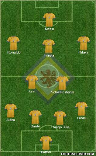 Braunschweiger TSV Eintracht Formation 2013