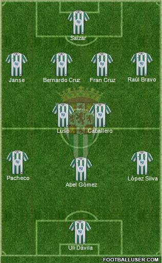 Córdoba C.F., S.A.D. Formation 2013