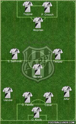 AA Ponte Preta Formation 2013