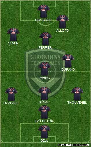 FC Girondins de Bordeaux Formation 2013