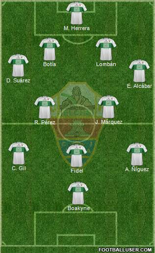 Elche C.F., S.A.D. Formation 2013