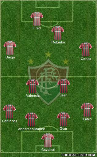 Fluminense FC Formation 2013