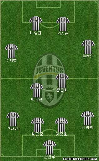 Juventus Formation 2013