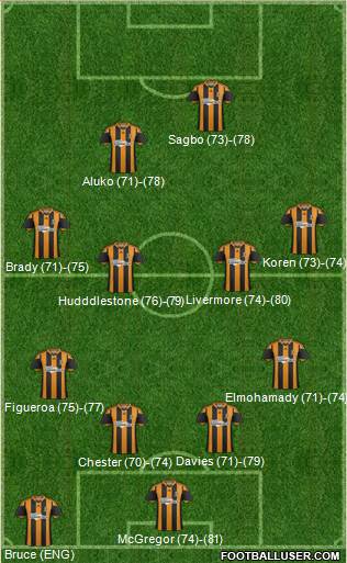 Hull City Formation 2013