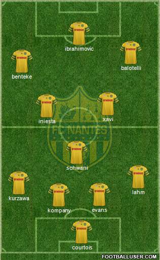 FC Nantes Formation 2013