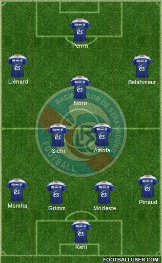 Racing Club de Strasbourg-Football Formation 2013