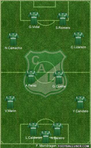 AC Deportivo Cali Formation 2013