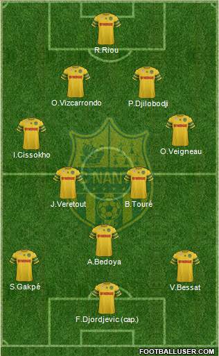 FC Nantes Formation 2013