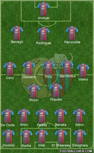 Catania Formation 2013