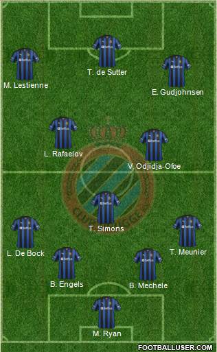 Club Brugge KV Formation 2013