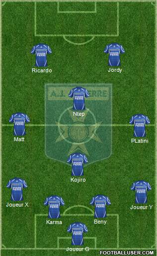 A.J. Auxerre Formation 2013