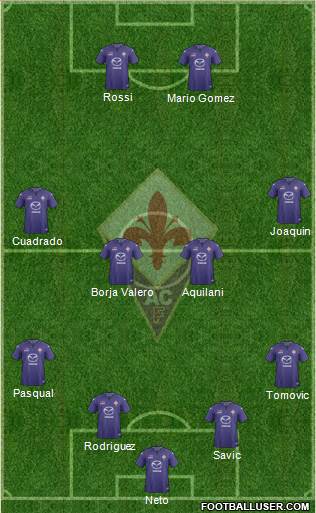 Fiorentina Formation 2013