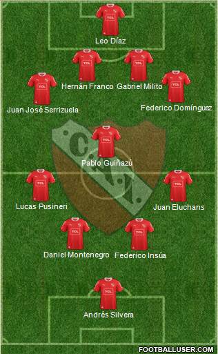 Independiente Formation 2013