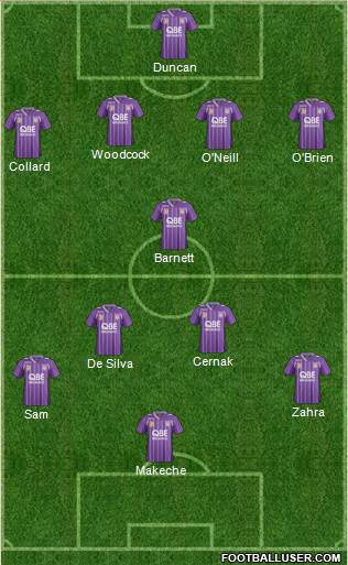 Perth Glory Formation 2013