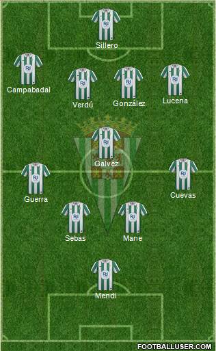 Córdoba C.F., S.A.D. Formation 2013