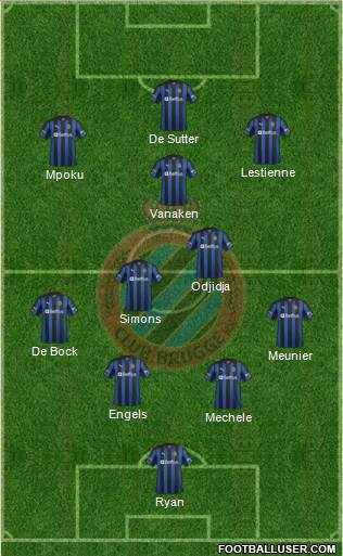 Club Brugge KV Formation 2013