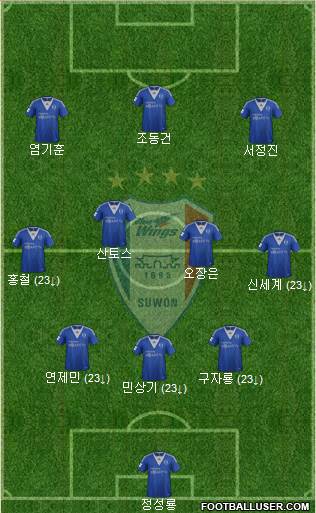 Suwon Samsung Blue Wings Formation 2013