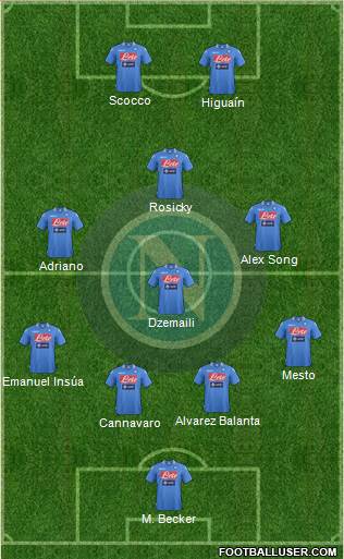 Napoli Formation 2013