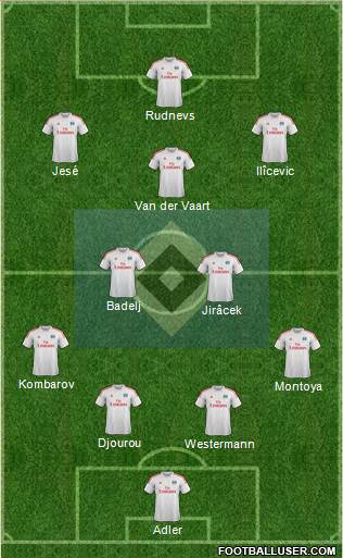 Hamburger SV Formation 2013