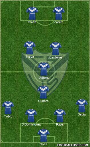 Vélez Sarsfield Formation 2013