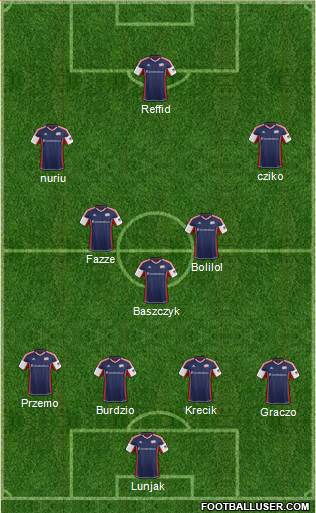 New England Revolution Formation 2013