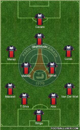 Paris Saint-Germain Formation 2013