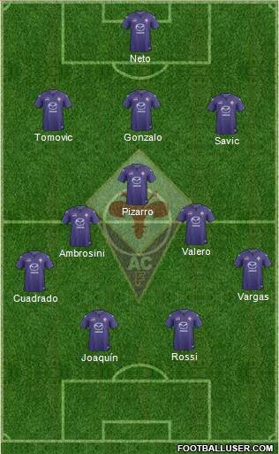 Fiorentina Formation 2013