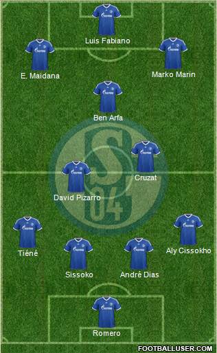 FC Schalke 04 Formation 2013