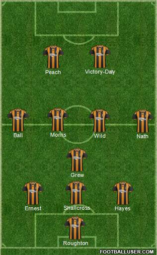 Hull City Formation 2013