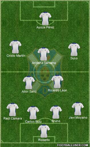 C.D. Tenerife S.A.D. Formation 2013