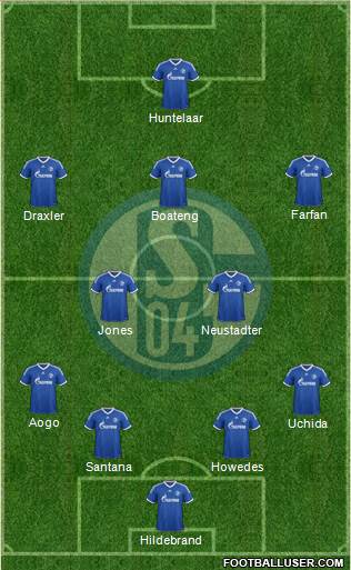 FC Schalke 04 Formation 2013