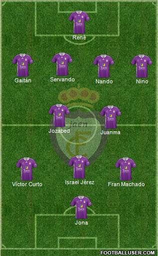 Real Jaén C.F. Formation 2013