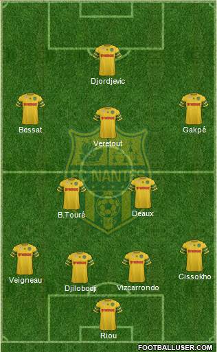 FC Nantes Formation 2013