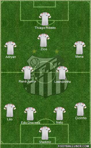 Santos FC Formation 2013