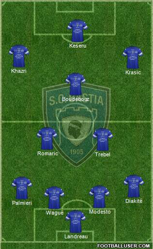 Sporting Club Bastia Formation 2013