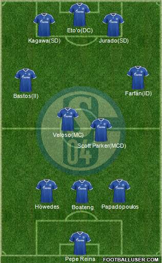 FC Schalke 04 Formation 2013