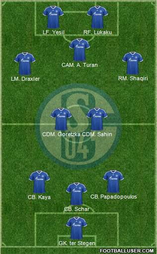 FC Schalke 04 Formation 2013