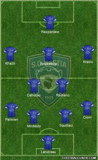 Sporting Club Bastia Formation 2013