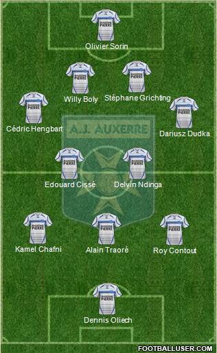 A.J. Auxerre Formation 2013