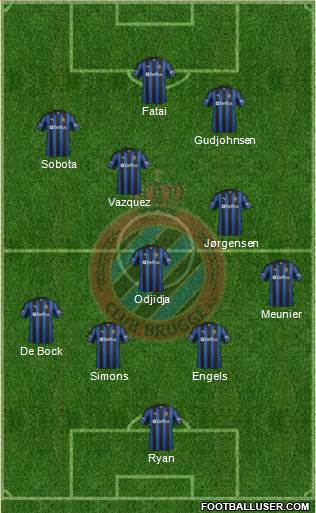 Club Brugge KV Formation 2013