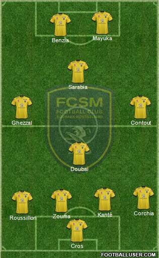 FC Sochaux-Montbéliard Formation 2013