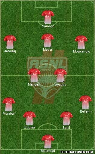 A.S. Nancy Lorraine Formation 2013