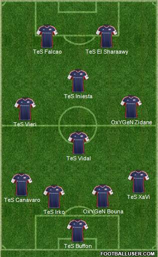 New England Revolution Formation 2013