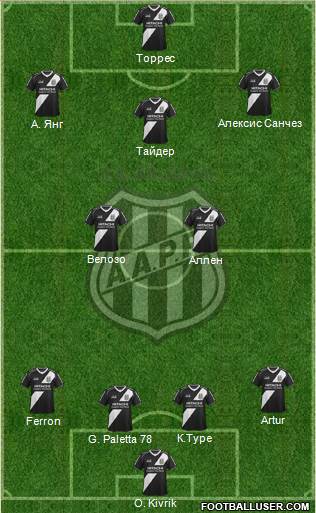 AA Ponte Preta Formation 2013